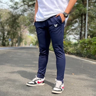 กางเกงขายาว jogger Slim2 สีกรม สีดำดีไซน์ทรงสวยเข้ารูปใส่เท่ *