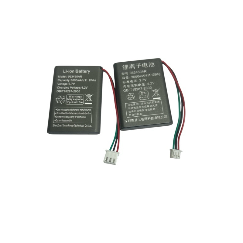 063450AR Mobile phone wireless landline telephone battery 3.7v 3000mah large and small plug