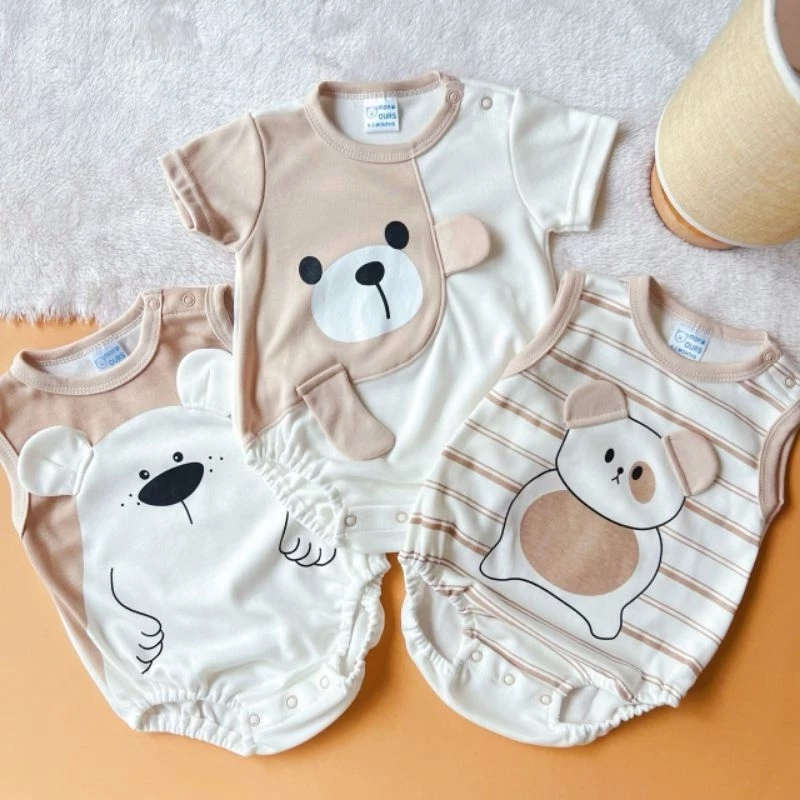 (พร้อมส่ง) ชุดเด็กเเรกเกิด บอดี้สูทเด็กอ่อน สำหรับเด็ก 0-9เดือน ผ้าคอตตอน เด็ก น่ารัก เด็กผู้ชาย