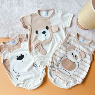 (พร้อมส่ง) ชุดเด็กเเรกเกิด บอดี้สูทเด็กอ่อน สำหรับเด็ก 0-9เดือน ผ้าคอตตอน เด็ก น่ารัก เด็กผู้ชาย