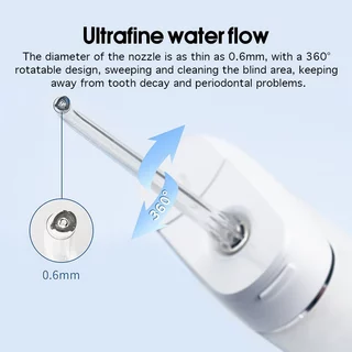Enpuly M6 plus เครื่องฉีดน้ำทําความสะอาดฟัน Mini Oral Irrigator Water Flosser เครื่องกำจัดสิ่งสกปรกในช่องปาก 140ML IPX8