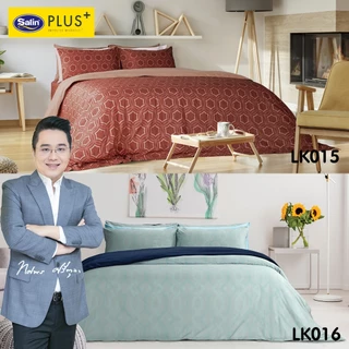 Satin Plus ชุดผ้าปูที่นอน 6 ฟุต 5 ชิ้น 5 ฟุต 5 ชิ้น 3.5 ฟุต 3 ชิ้น (ไม่รวมนวม) Lucky me