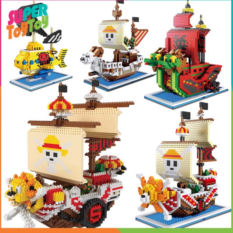 วันพีช ขนาดใหญ่ One Piece เรือ Melly โมเดลเรือโจรสลัด THOUSAND SUNNY ของเล่นสําหรับเด็ก