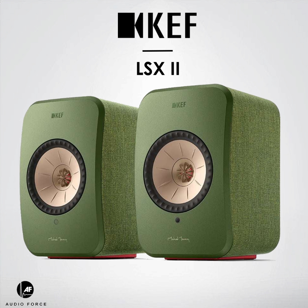 KEF LSX II Olive Green /pair