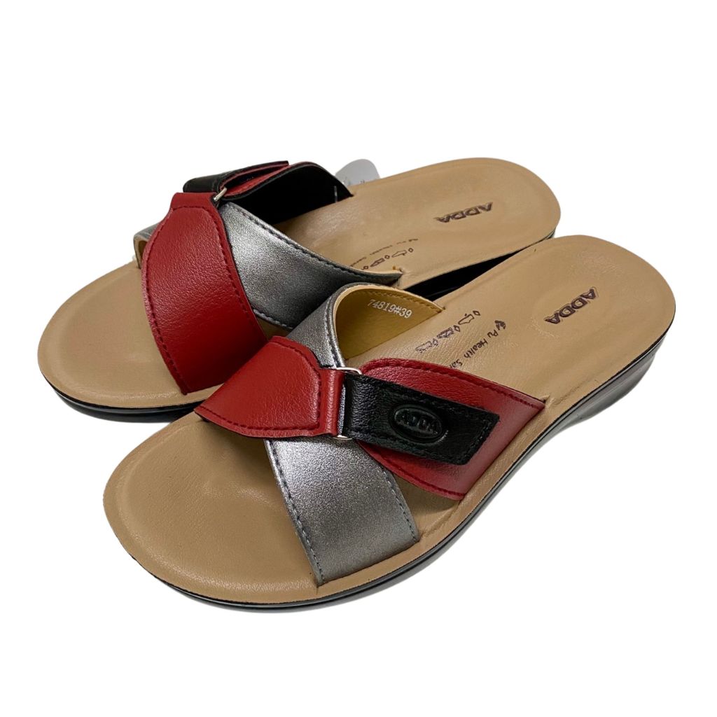 ADDA 74802 74819 74302 รองเท้าแตะลำลองผู้หญิง ดีไซน์เรียบหรู ใส่สบาย พื้นนุ่ม ไซส์ 35-41 - รูปที่ 7