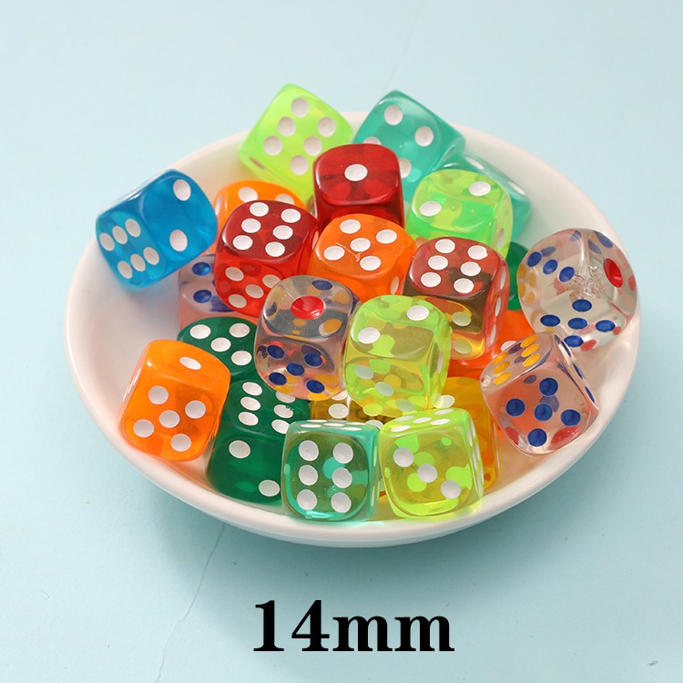 j535ลูกเต๋างานจิ๋ว จำลองของจิ๋วแพคละ 10 ชิ้น