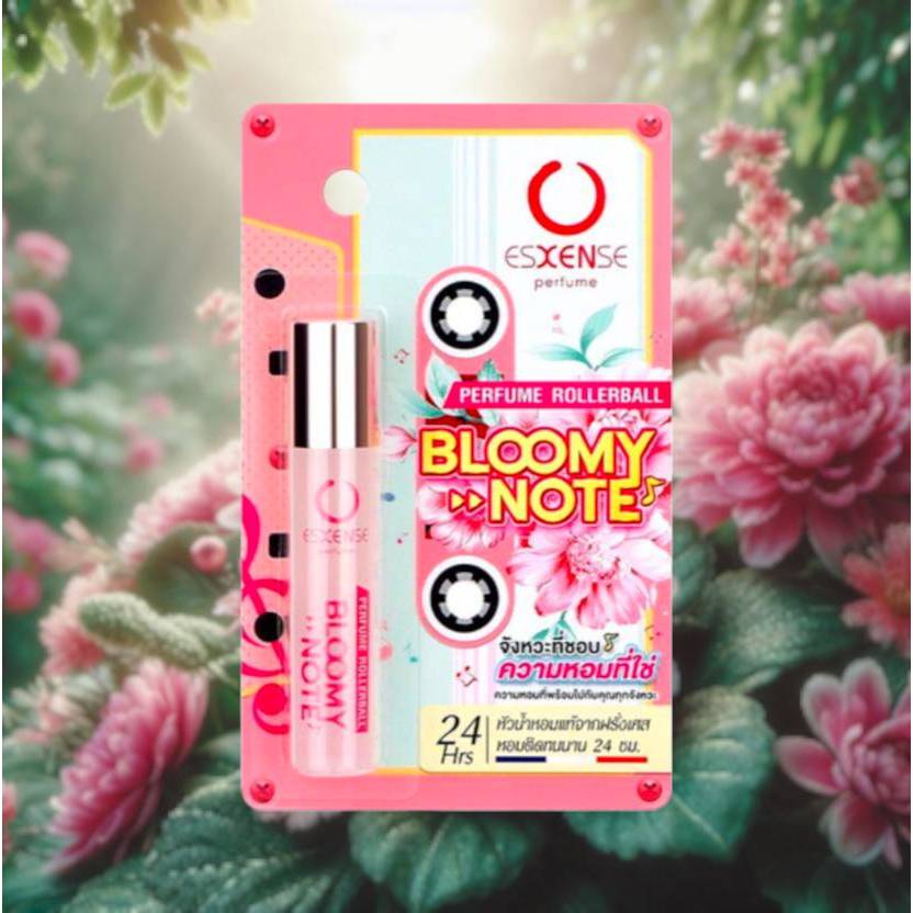 น้ำหอม เอสเซนส์ เพอร์ฟูม โรลเลอร์บอล บลูมมี่ โน้ต 3 มล.  Esxense Perfume RollerBall Bloomy Note