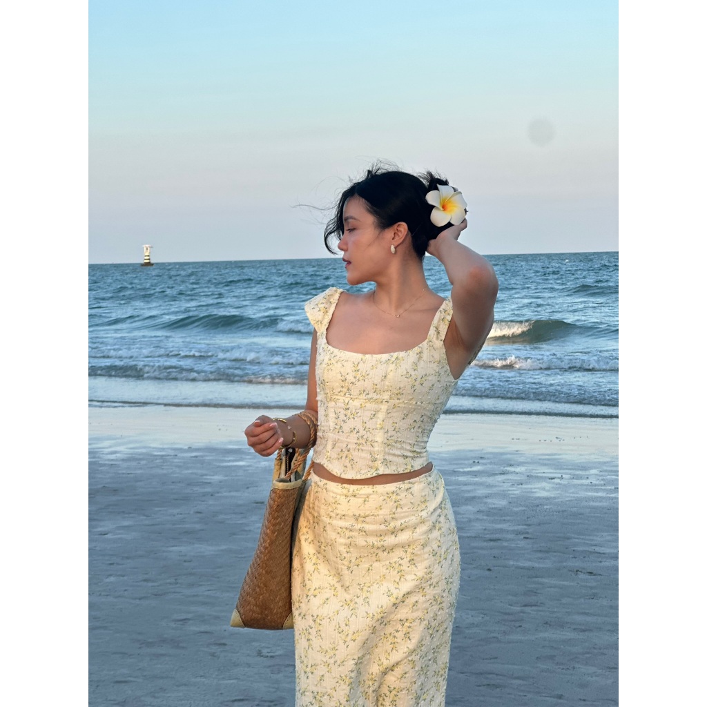 RAVii - Wildflower Top & Maxi Skirt