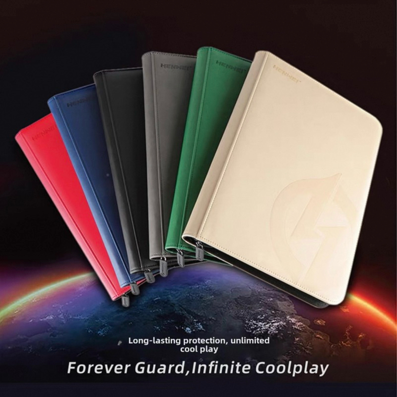 แฟ้มสะสมการ์ด มีซิป คุณภาพสูง ขนาดใสการ์ด 4 ช่อง / 9 ช่อง / 12 ช่อง