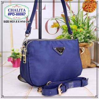 กระเป๋าสะพายสายยาว มี 2 สาย รุ่น PD-88067 ยี่ห้อ CHALITA #มี…
