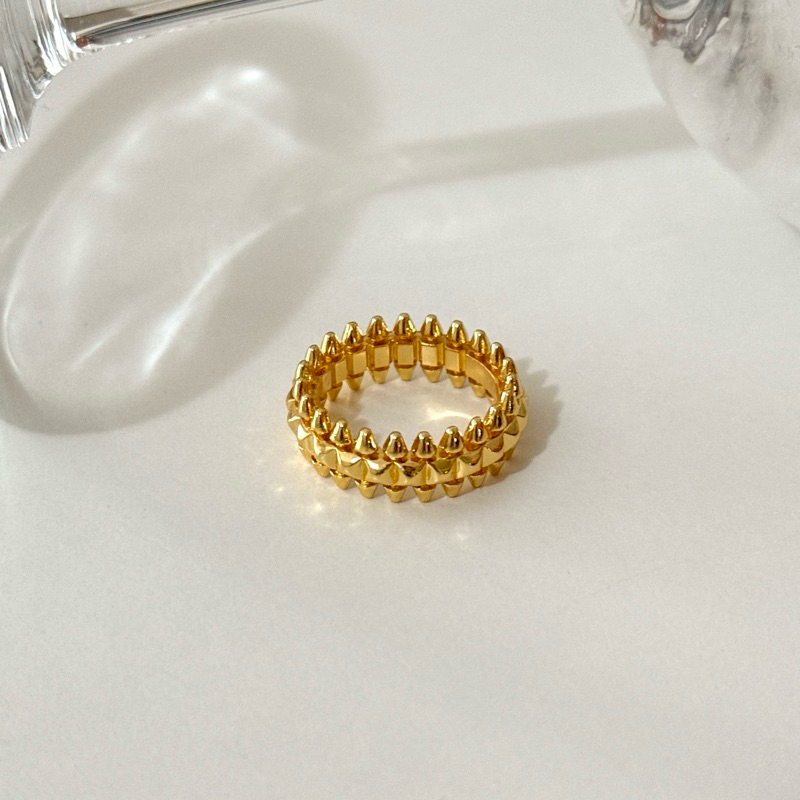 Eclat - Gemini Ring แหวนทอง Size 6.5