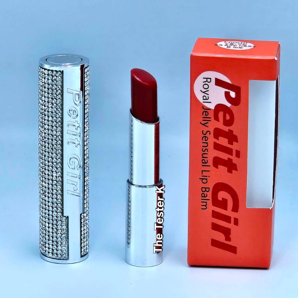 #พร้อมส่ง Exp3/12/28 #ลิปบาล์มมีสี #Petit Girl Royal Jelly Sensual Lip Balm 3g แพ็คเกจสวย เกินราคามาก
