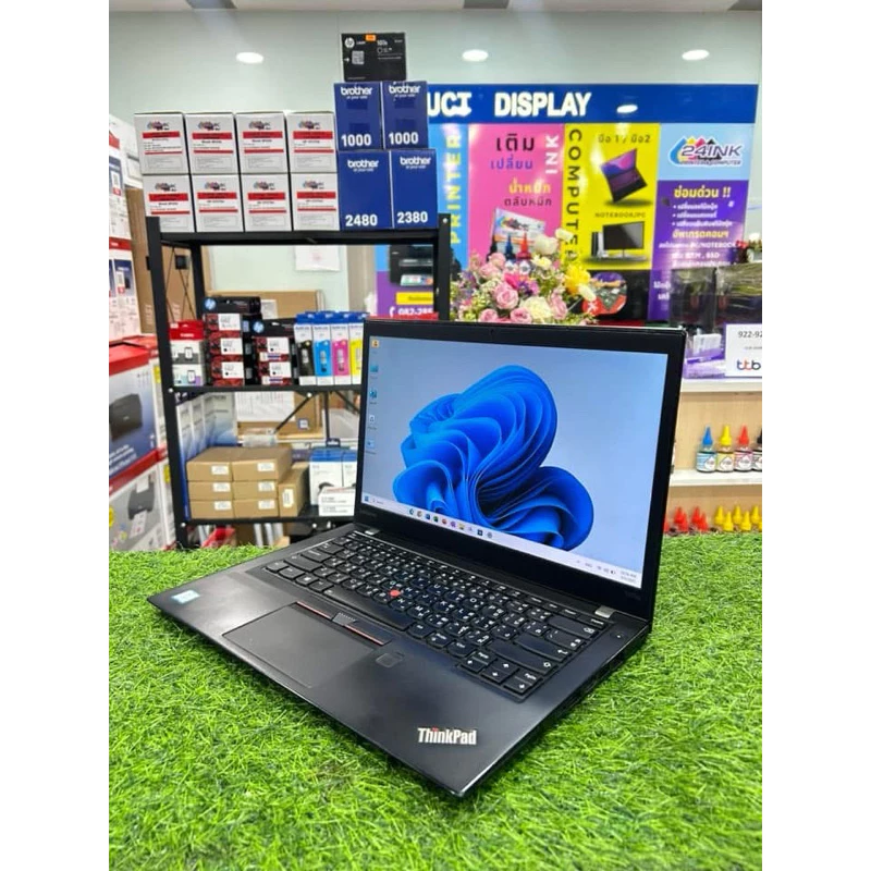 โน๊ตบุ๊ก Lenovo T470 Core i5 Gen7 Ram 8GB SSD 256GB 14 นิ้ว thumbnail 4