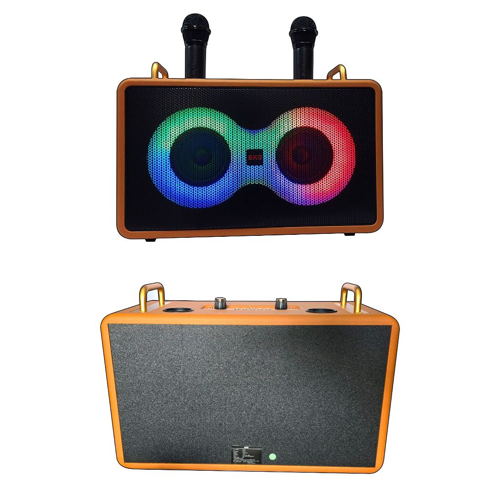 SKG ลำโพง บลูทูธ พกพา มีแบตในตัว 4