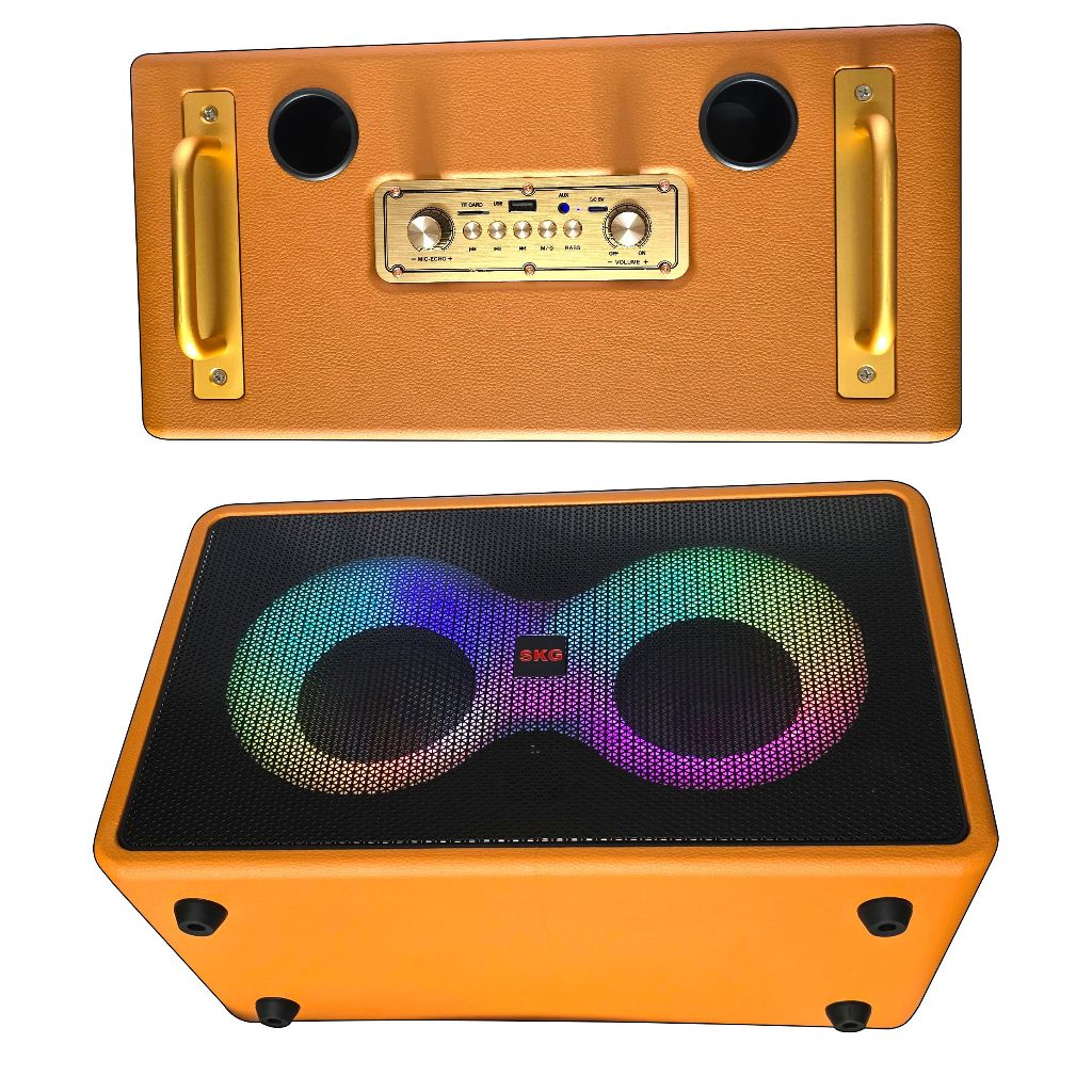 SKG ลำโพง บลูทูธ พกพา มีแบตในตัว 4