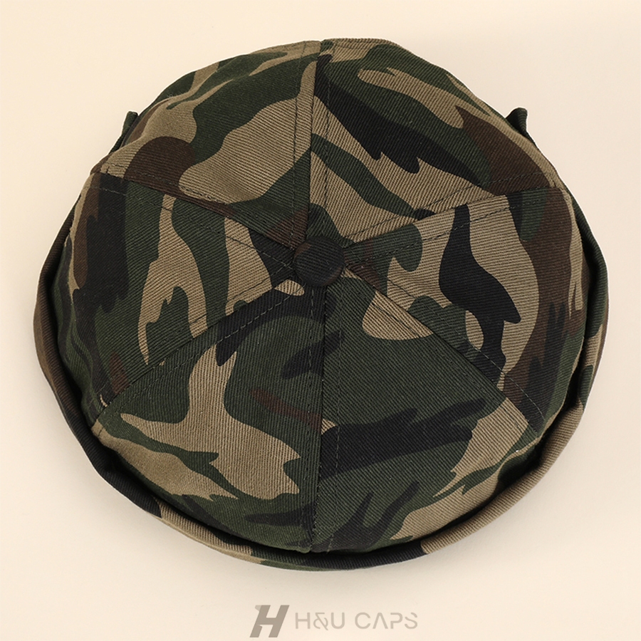 หมวกทรงโดม หมวกบีนนี่ สีลายพราง ย้อนยุค ปรับขนาดได้ เหมาะกับผู้ชายและผู้หญิง ท่องเที่ยว ปาร์ตี้ - รูปที่ 4