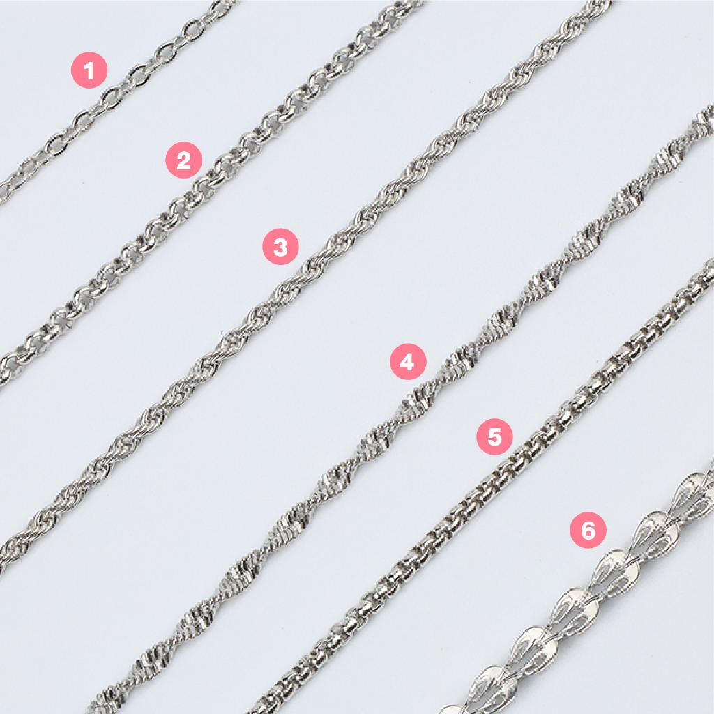 [ส่งด่วนฟรี] สร้อยเปล่าFonney ไม่ลอกไม่ดำ ใส่อาบน้ำได้