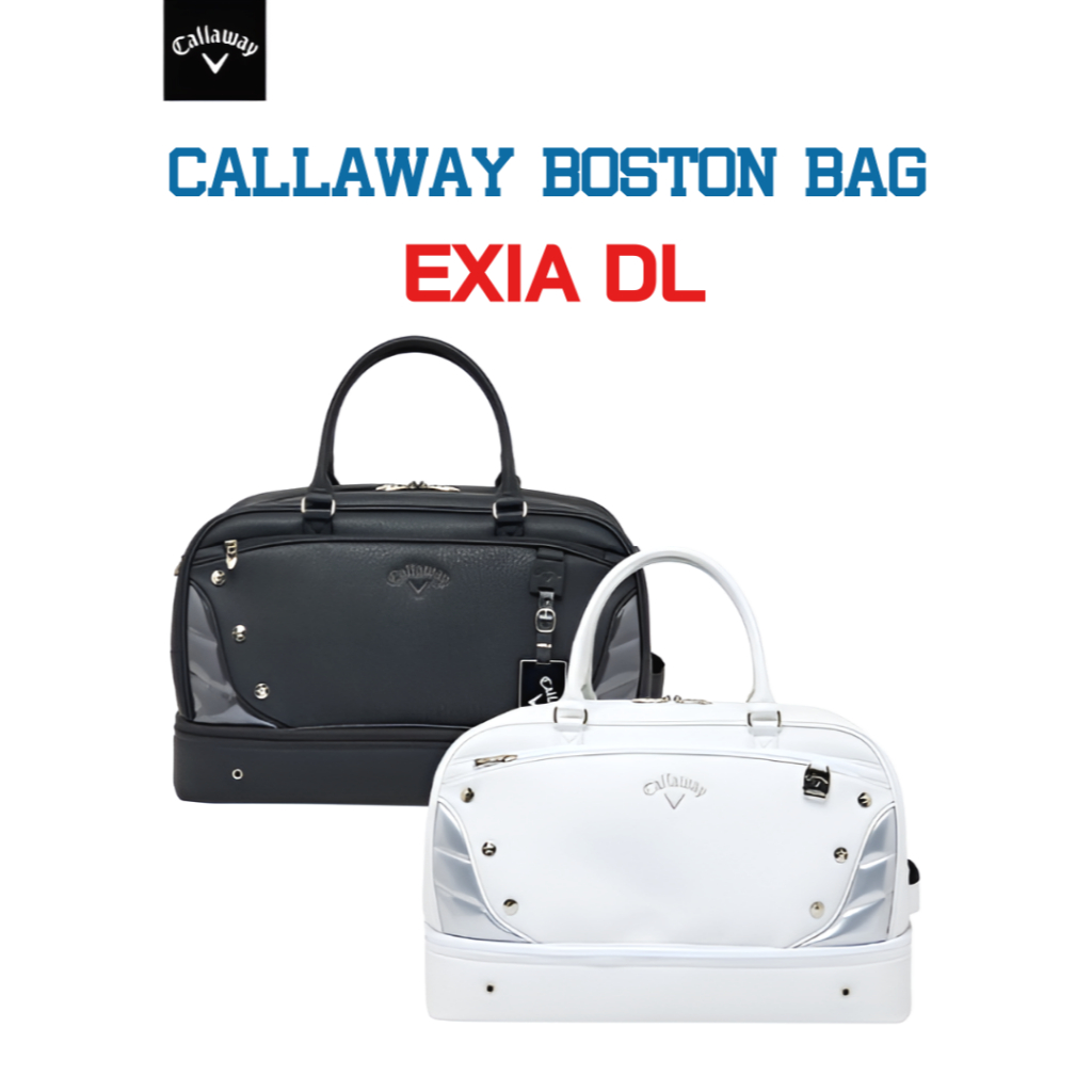 [🚚จัดส่งไว] CALLAWAY Golf Boston Bag EXIA DL White&Black