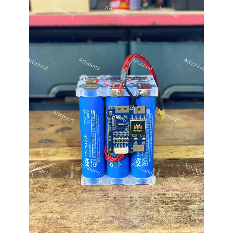 แบตเตอรี่ลิเธียม 32140 Mpower 19v-21.9v15A(15,000mAh)พร้อมใช้