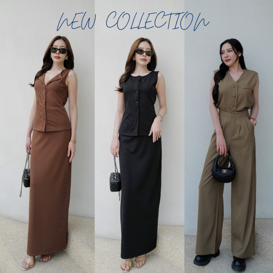 HILOOK #9276  #9727 เชต 2 ชิ้น เสื้อกระดุมหน้า เนื้อผ้าดีมีน้ำหนัก นิ่ม ผ้าดีสุดๆ T-SHRITNISTA