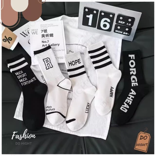 พร้อมส่ง⚡ มีเก็บเงินปลายทาง💸ถุงเท้าหุ้มข้อ มี 4 ลาย แนะนำเท้าไม่เกิน41 (ราคาต่อ 1 คู่) : Do hight