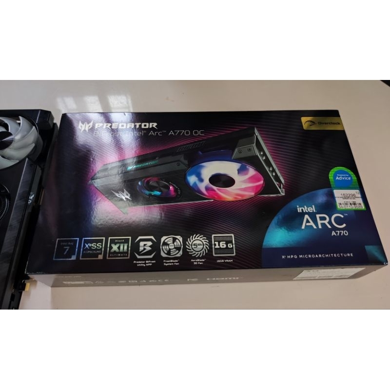 Intel Arc a770 16gb Predator Bi frost เกมก็ได้ ทำงานก็ดี ไดร์เวอใหม่แรงๆ