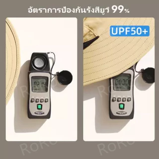 หมวกกันแดด หมวกบักเก็ตเดินป่า หมวกปีนเขา ผ้าคลุมหลัง กัน UV ใส่สบาย ใส่ได้ทั้งชายและหญิง