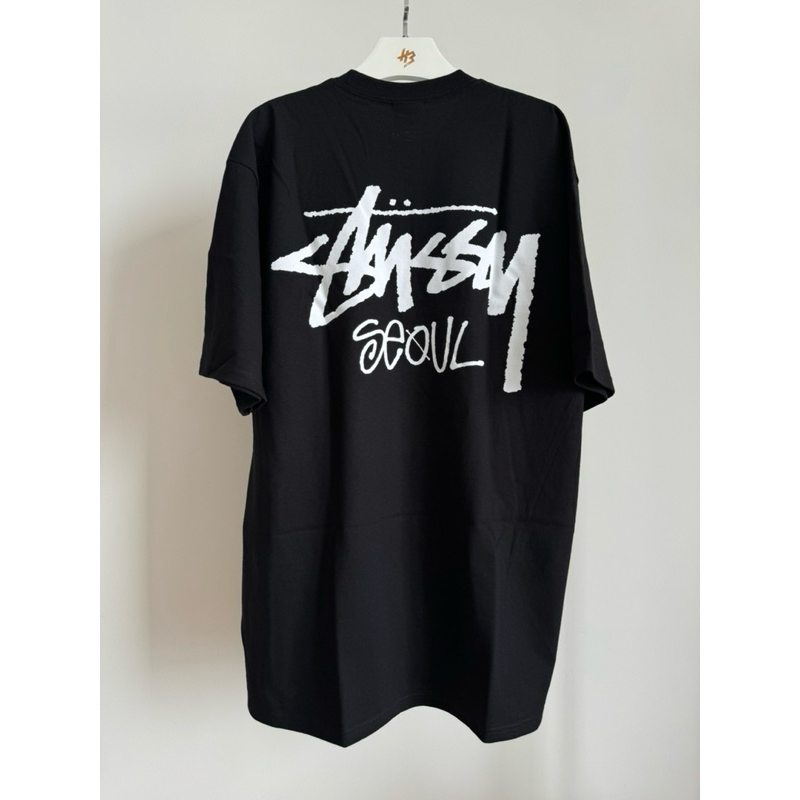[ของแท้] STÜSSY SEOUL TEE BLACK พร้อมส่ง