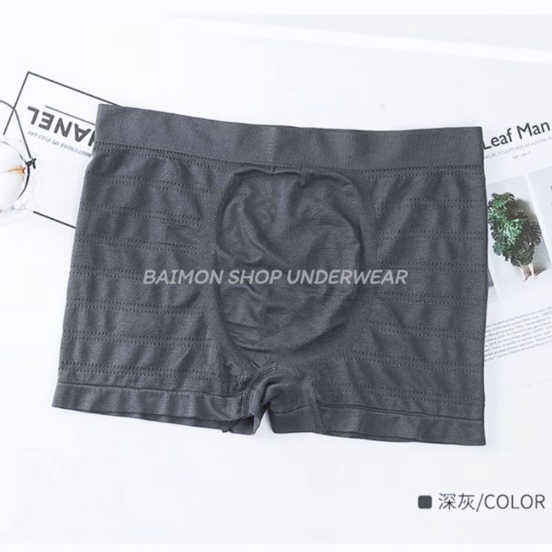 กางเกงในผู้ชายBOXER ขาสั้น ผ้าทอนิ่ม Set 10ตัว คละสี - รูปที่ 5