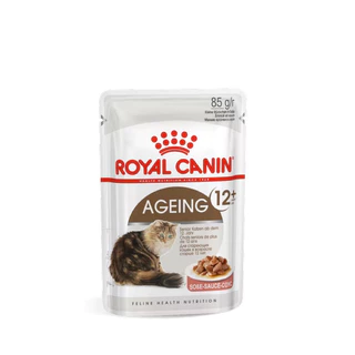 (( ยกกล่อง 12 ซอง )) Royal canin pouch อาหารเปียกแมว แมวเด็ก แมวโต แมวแก่ ทุกสายพันธ์ ขนาดซองละ 85 กรัม