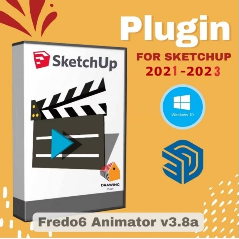 Fredo6 Animator v3.8a ( ปลั๊กอินสร้างภาพเคลื่อนไหว ) | Plugin for Sketchup 2021-2023