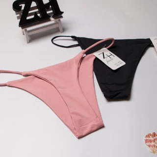 ZH.6759กางเกงชั้นในผู้หญิงจีสตริงสีพื้น บิกินี่เซ็กซี่เอวต่ำ G-String