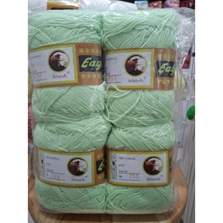 ไหมพรมอีเกิ้ล(ยกห่อ/4 ม้วน)1 ห่อต่อ1สี