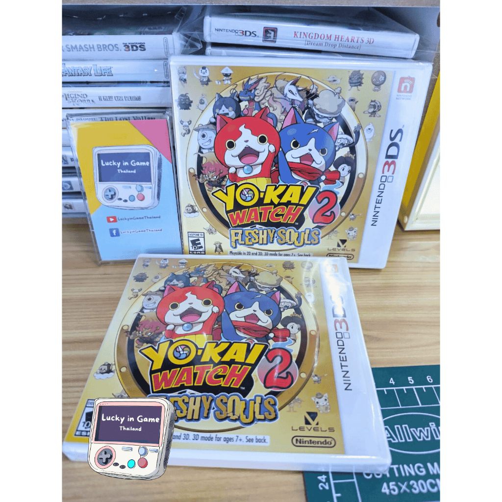 **มือ 1 ยังไม่แกะซีล** YO-KAI WATCH 2: Fleshy Souls / Nintendo 3ds โซน US แท้