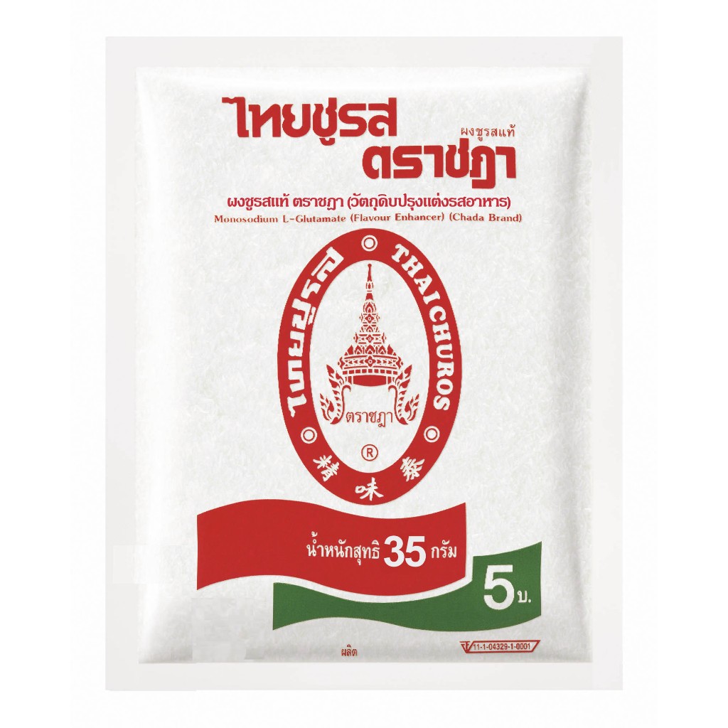 ไทยชูรส ผงชูรส ตราชฎา ขนาด 35 กรัม 1แพ็ค (24 ซอง)