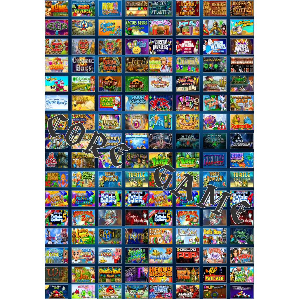 เกมส์รวม game house 1.2 เล่นได้ตลอด แผ่นเกมส์  เกมส์คอมพิวเตอร์  PC โน๊ตบุ๊ค