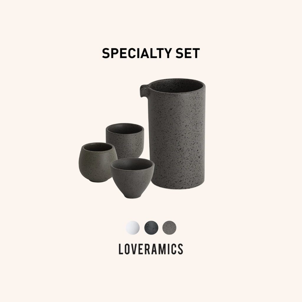 LOVERAMICS BREWERS - SPECIALTY SET (1 JUG + 3 TASTING CUPS)
