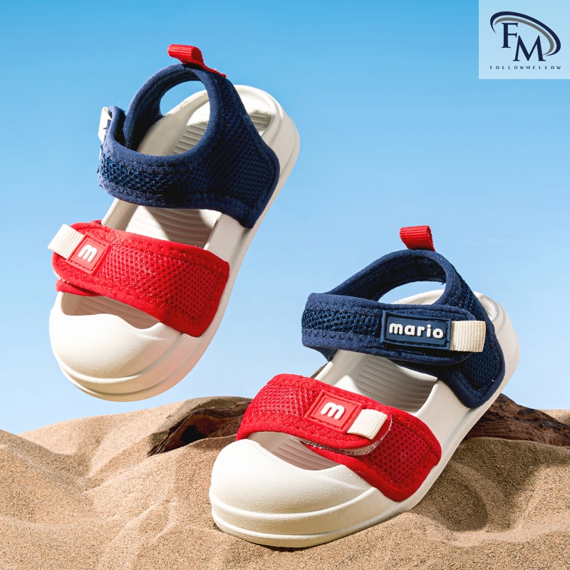 NEW ตีนตุ๊กแก รองเท้าเด็กหัดเดิน ฤดูร้อน รัดส้น แตะหัดเดิน