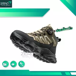 รองเท้าเซฟตี้ (Safety) รุ่น TREKLITE ปุ่มบิดล็อค ไม่ต้องผูกเชือก หัวเหล็ก กันชน พื้นยางกันลื่น พร้อมลุยทุกกิจกรรม