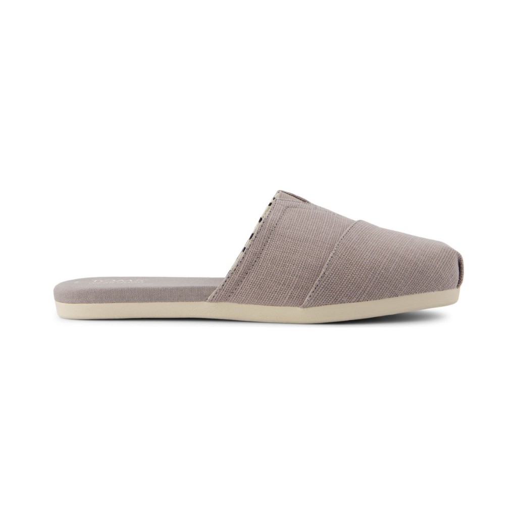 TOMS รองเท้าลำลองผู้หญิง สลิปออน รุ่น Alpargata Mule Morning Dove Heritage Canvas (CE) รองเท้าลิขสิทธิ์แท้