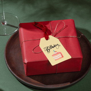 ป้ายห้อยวันเกิด Happy birthday Tag 50 ชิ้น ขนาด 4x7 cm (Set …