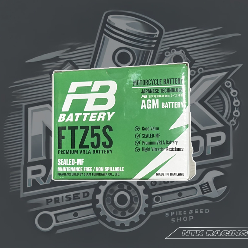 FB battery แบตเตอรี่แห้ง 12V/5AH รุ่น LTZ-5s