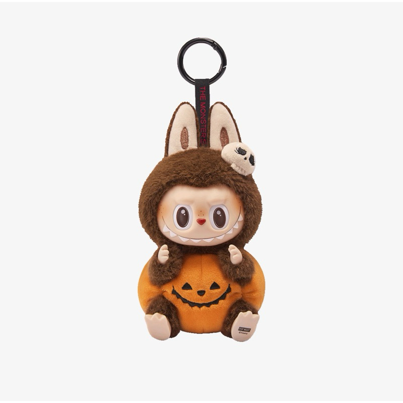 🎃พร่อมส่งในไทย🎃พวงกุญแจฟักทอง Labubu ของแท้ Popmart Happy Halloween Party Series-Sitting Pumpkin Vinyl Plush Pendant