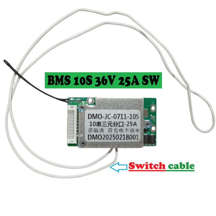 BMS Li-ion 3.7V  10S 36V 25A SW