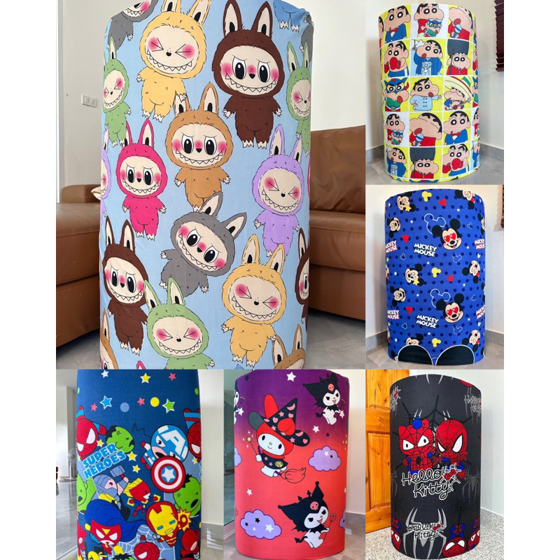 ปลอกที่นอนปิคนิคขนาด3.5ฟุต กว้าง110x190cm.มีซิปถอดซักได้สีไม่ตก