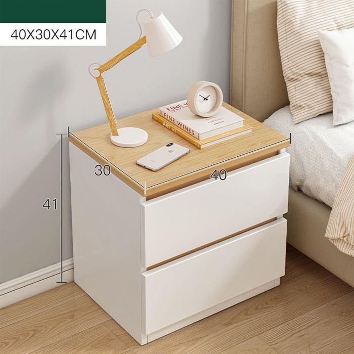 yhlovehome โต๊ะข้างเตียง ตู้ข้างโฟซา (เฉพาะโต๊ะ ไม่รวมโคมไฟ) ชั้นวางของข้างที่นอน ห้องรับแขก F1150 - รูปที่ 4
