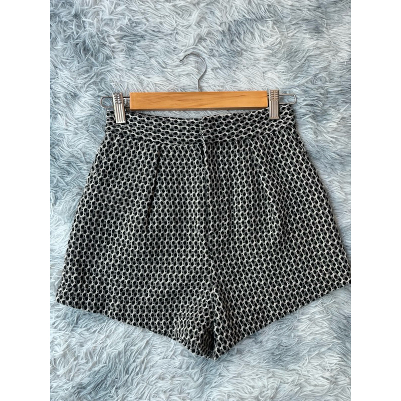 quan manus Size S กางเกงผ้าทวีต  เอว 26 D037