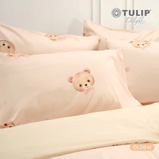 TULIP Delight Sweet Teddy Dream DLD041 ลายหมีน้อยชวนฝัน ชุดผ้าปูที่นอน ผ้านวม พิมพ์ดิจิตอล