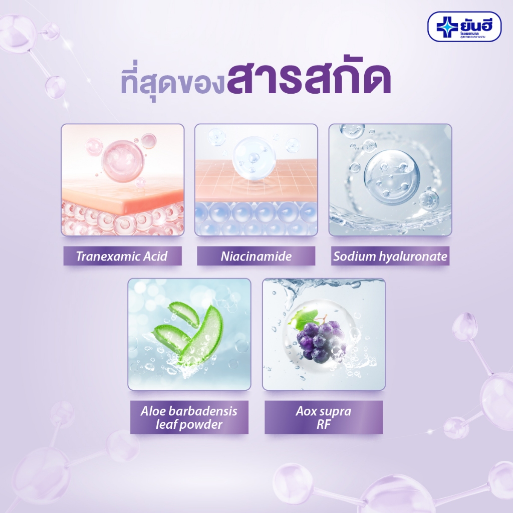 Yanhee Perfect Mela Serum 7 g ยันฮี เพอร์เฟ็ค เมล่า เซรั่มทาฝ้า สูตรใหม่ สำหรับผิวแพ้ง่าย - รูปที่ 6