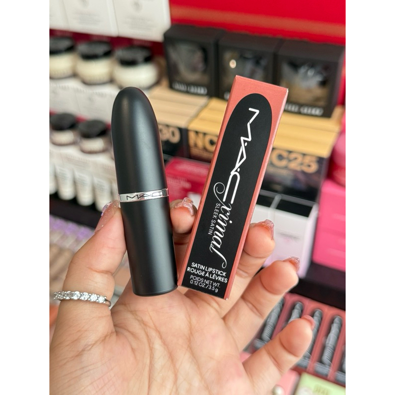 (ป้ายไทย/ของแท้💯) MAC Macximal Sleek Satin Lipstick 3.5g